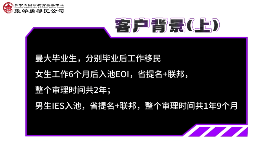 Z同学 L同学 曼大毕业生工作移民（上）