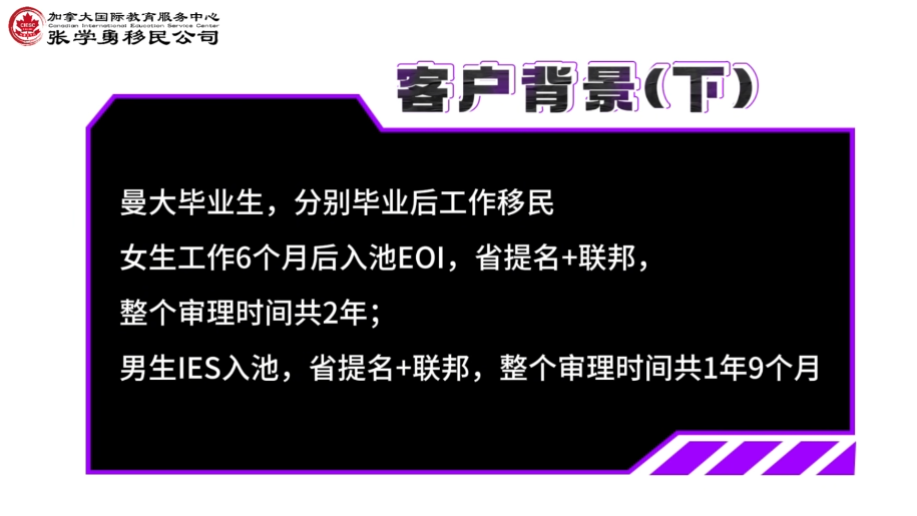 Z同学 L同学 曼大毕业生工作移民（下）