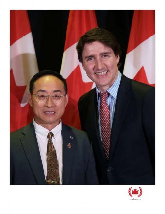 张学勇先生受邀参加加拿大总理见面招待会